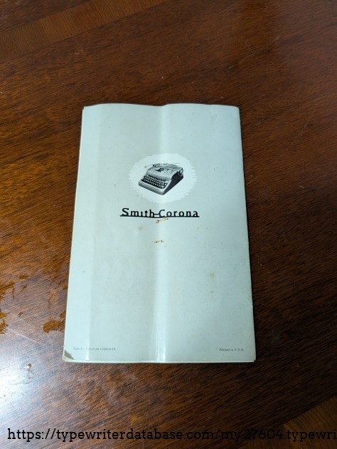 In the bottom left at the end of that line of numbers and letters it says 6-53 and that does actually line up to when this machine was made so who knows.
