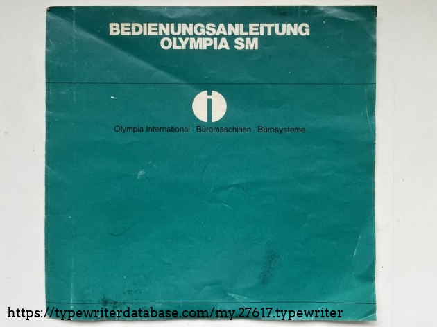 Detail: user manual, front