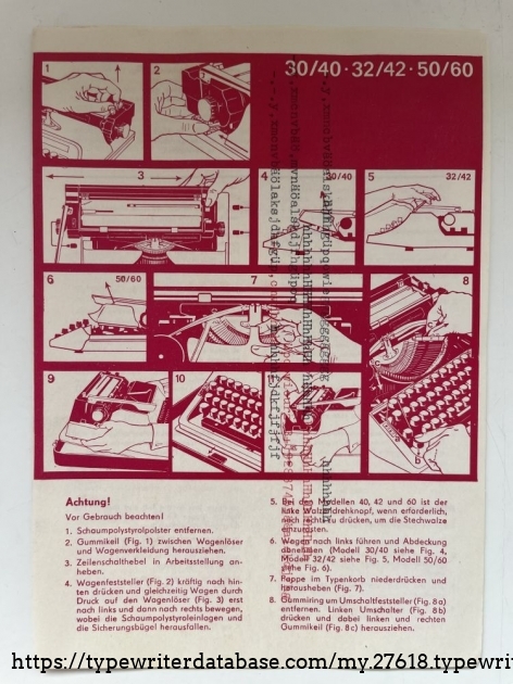 Detail: initial operation advice