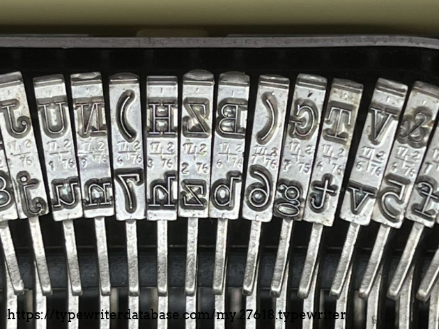 Detail: type slugs, Pica 10pt (17|2)