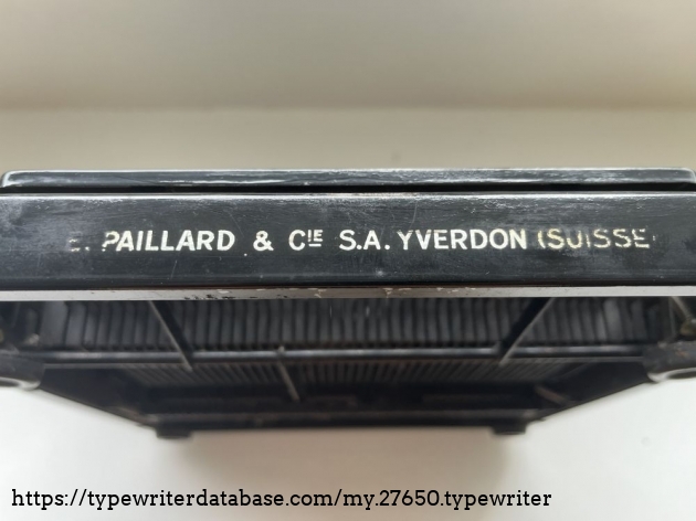 Detail: manufactor's decal