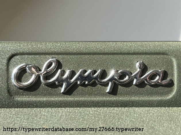 Detail: model name plate