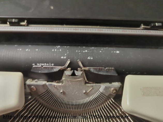 Platen before cleaning.