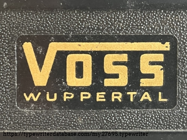 Detail: manufactor's decal