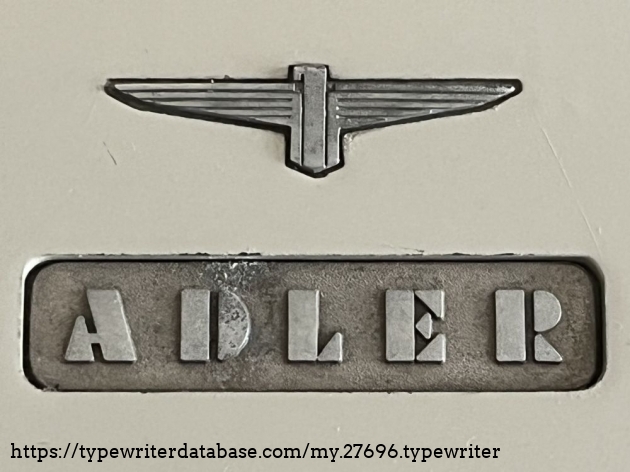 Detail: manufactor's plate