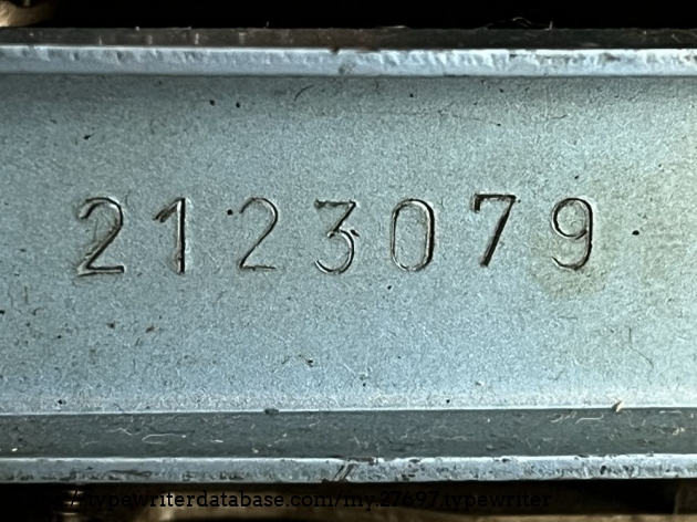 Detail: serial no. 2.123.079