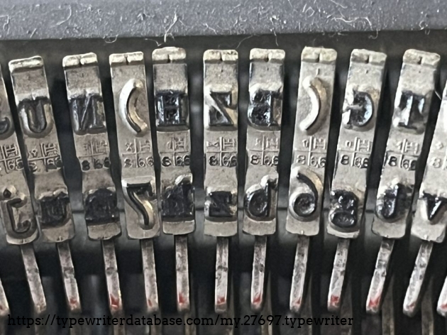 Detail: type slugs, Elite 11pt (8|6,6)