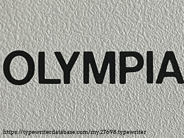 Detail: manufactor's decal