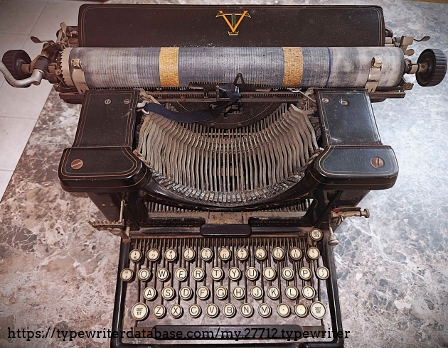 Front, top-down view.