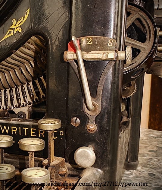 Ribbon selector close-up