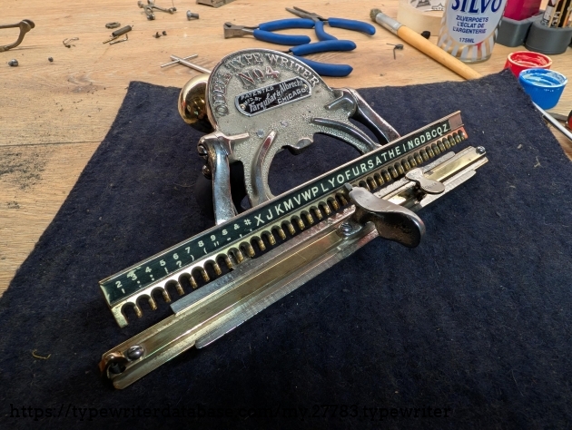 Restoration progress as of 4-4-26.