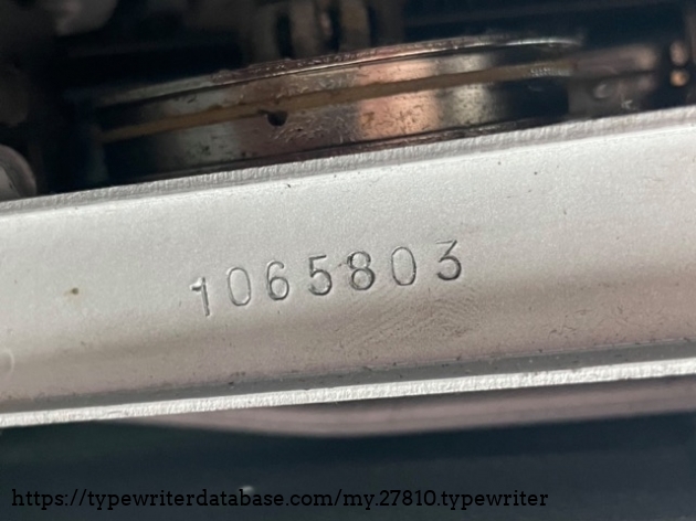 Serial Number 106503