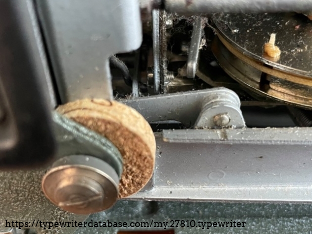 Wine cork used for bushings