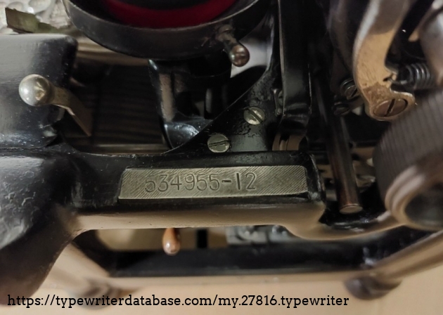 Its serial number confirms that it is indeed the same machine.