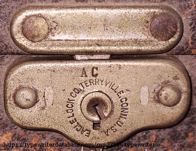 Case lock detail.