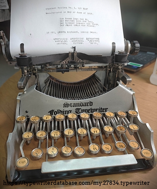 Front view with paper loaded.