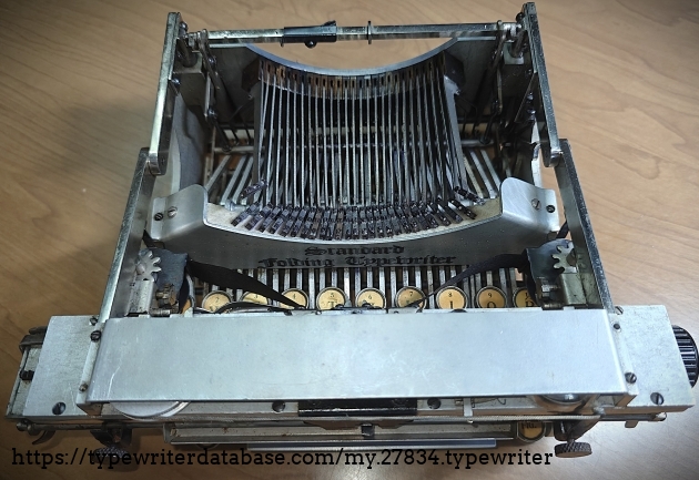 Front folded view.  The escapement cover came with just enough screws to hold it in place.