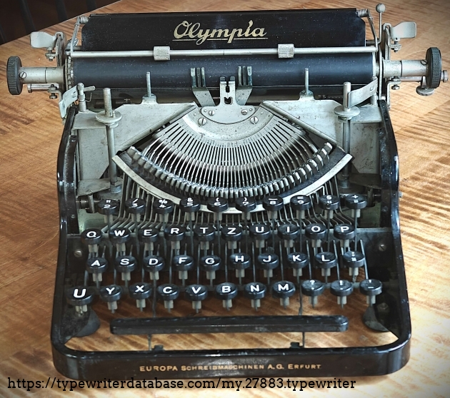 Front view, with ribbon cover removed.