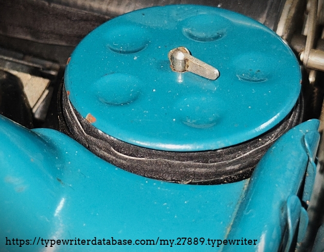 Right spool cover, close up.