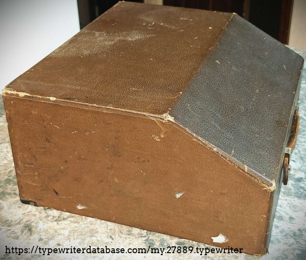 Case exterior, left.