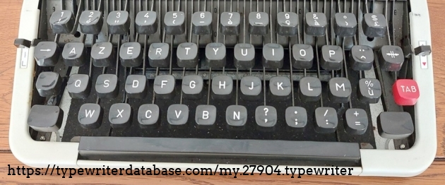 AZERTY keyboard with the &ldquo;$&rdquo; and &ldquo;&pound;&rdquo; symbols replacing the &ldquo;&sect;&rdquo; and &ldquo;*&rdquo; symbols.