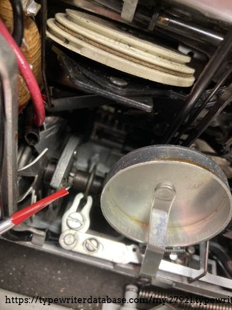 gone are the two return gears off the motor.