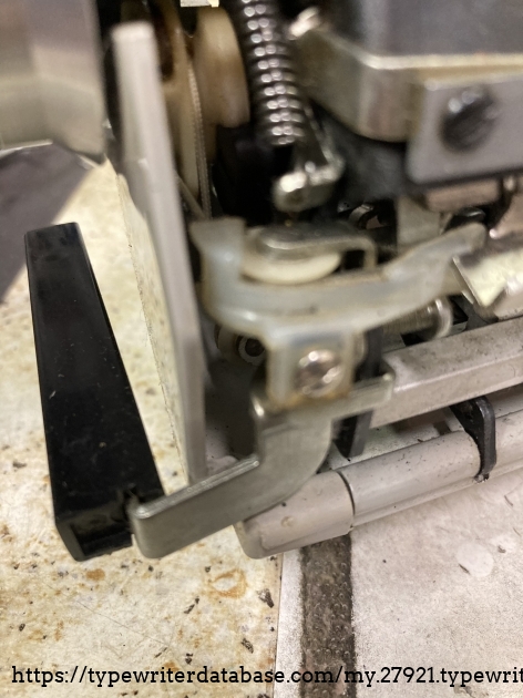 return mechanism. gone is the rack drive.