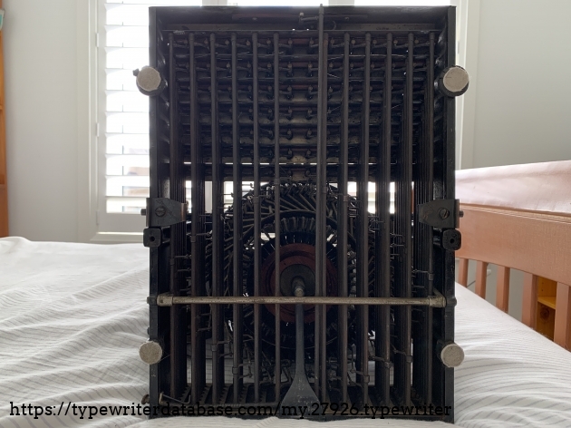 Underside of machine after being repaired.