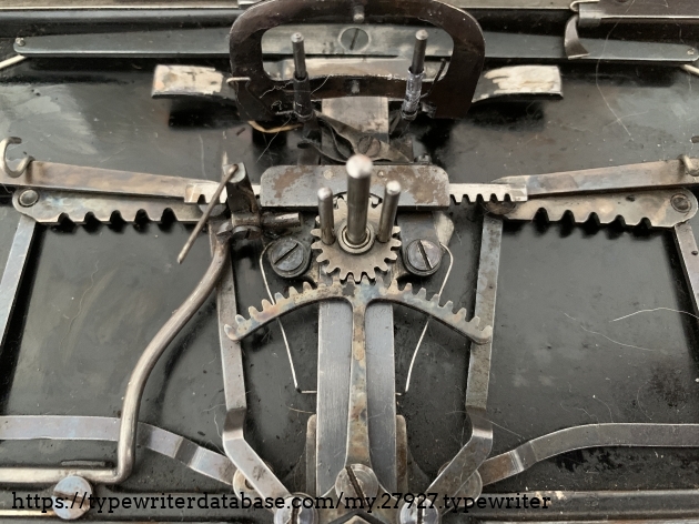 Radial and straight rack without typewheel.