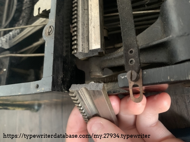 The dastardly snapped rail.