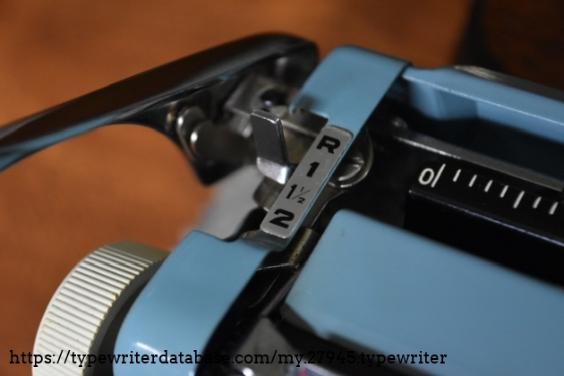 Line selector switch.