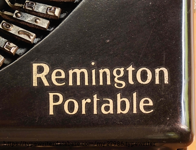 Remington name decal.