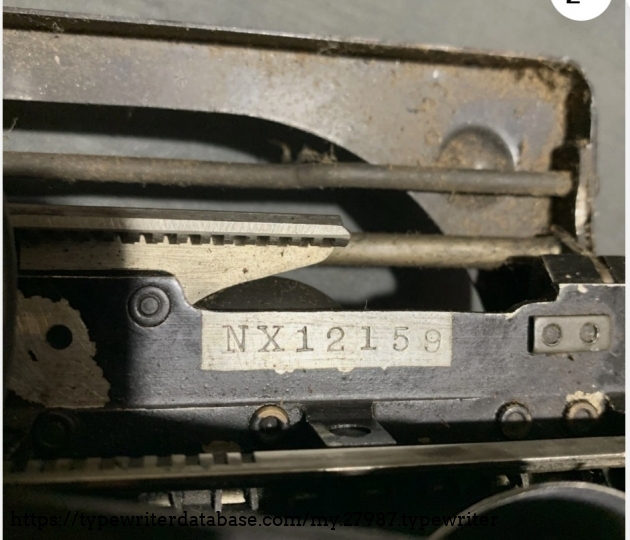 Serial number.