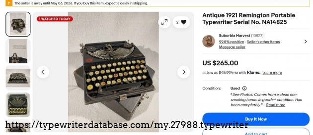 Main listing, full view.