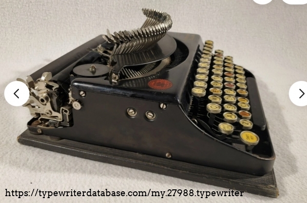 Left, with extended typebars.