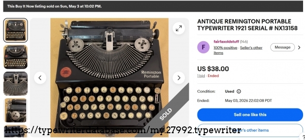 Mail listing image from eBay.