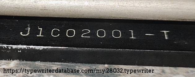 Serial number.