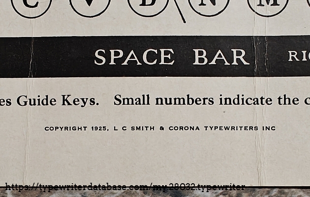 Typing chart print date.