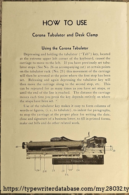 Instruction page 1.