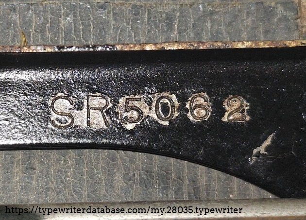 Serial number.