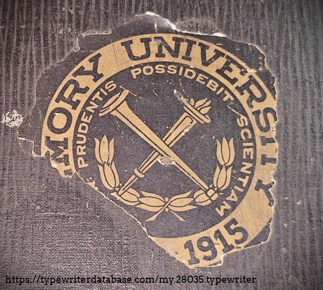 Top Emory University sticker.
