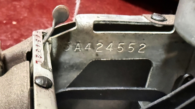 Smith Corona "Sterling" serial number location...