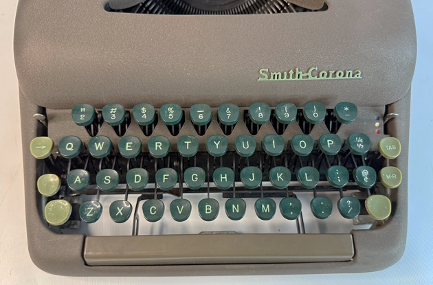 Smith Corona "Sterling" from the keyboard...