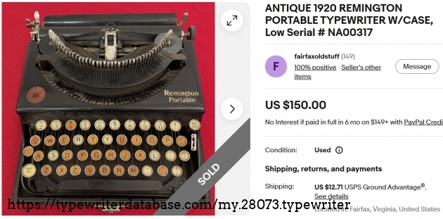 Listing page.  This listing lasted under a minute, as I was ready and waiting to pounce!