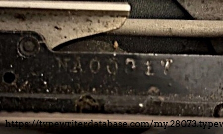 Serial number.