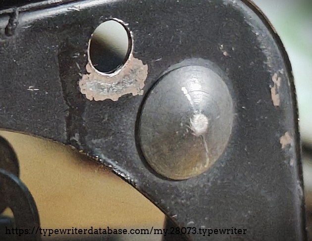 Right front foot riser, view from underside.