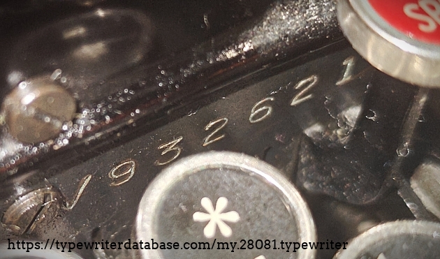 Serial number.