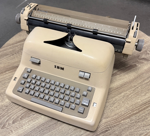 IBM "Model B" from the right side, 3/4 view...