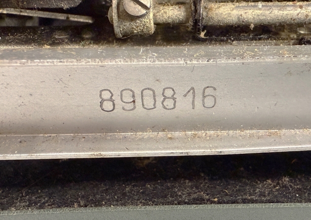 Olympia "SM3" serial number location...