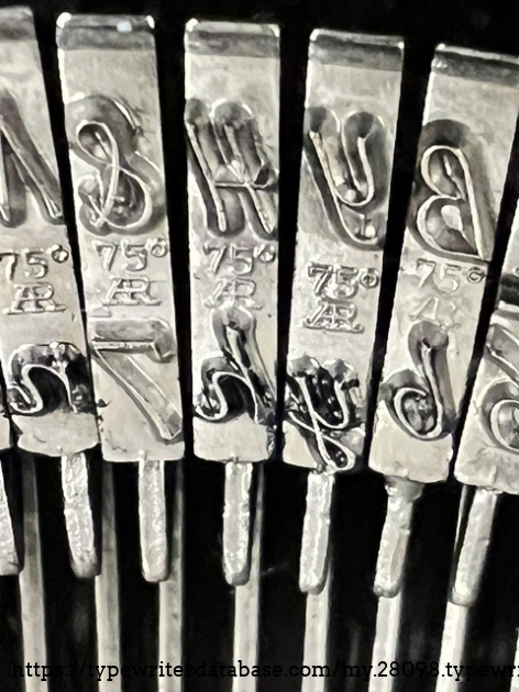 Apparently these are RaRo 75 Script slugs 'Roma', aka Tall Script, as the capital E and C have long descenders.